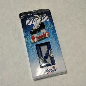 Roller guard ROLLERGUARD ice hockey skate cover adjustable blue brand new in box